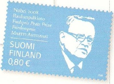 Finland 2008 Martti Ahtisaari Nobel Peace Prize Stamp MNH