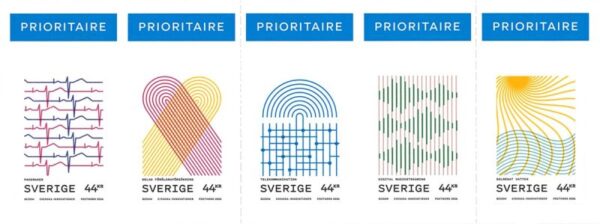 Sweden 2026 Swedish innovations Set of 5 stamps in block / booklet MNH