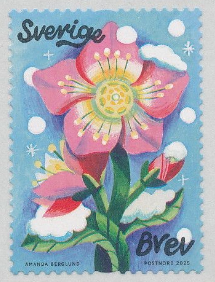 Sweden 2025 Merry Christmas Stamp MNH - Image 1
