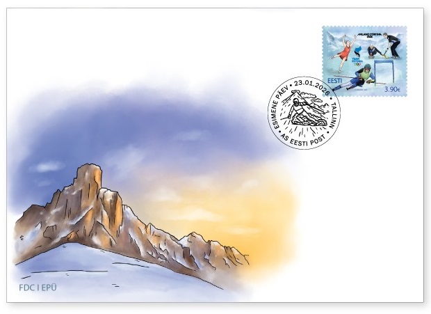 Estonia 2026 Olympic games Milano Cortina Olympics FDC - Image 1