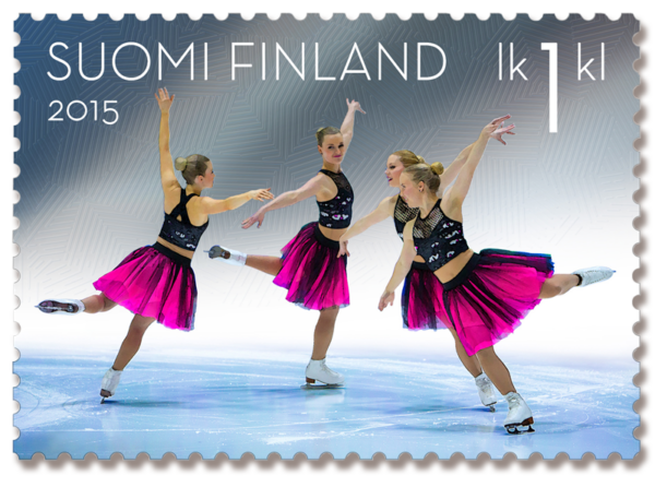 Finland 2015 Synchronized figure skating Stamp MNH