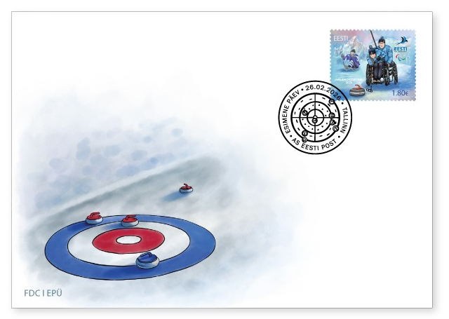 Estonia 2026 Paralympic games Milano Cortina Olympics FDC - Image 1