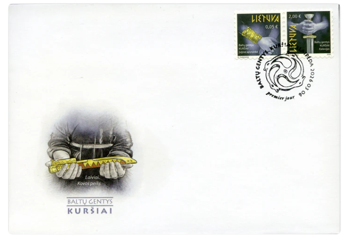 Lithuania 2026 Definitives Baltic tribes Curonians Set of 2 stamps FDC - Image 1