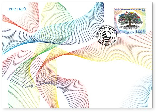 Estonia 2026 Baltic-Nordic Cooperation 35 ann FDC - Image 1