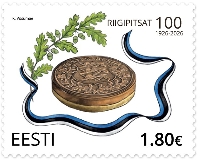 Estonia 2026 State Great Seal 100 ann Stamp MNH - Image 1