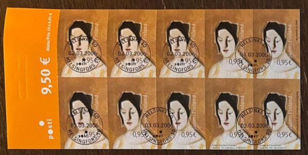 Finland 2006 Painter Helene Schjerfbeck Self-portrait Sheetlet CTO