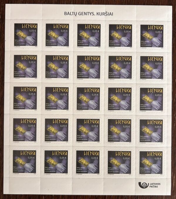 Lithuania 2026 Definitives Baltic tribes Curonians Set of 2 sheetlets MNH