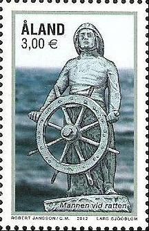 Aland Islands Åland Finland 2012 'The Man at the Wheel'  Stamp MNH