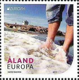 Aland Islands Åland 2012 Europa CEPT Visit to ... Lighthouse Mariehamn Stamp MNH