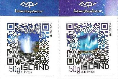 Iceland Island Istande 2012 Europa CEPT  Visit to Iceland Set of 2 stamps MNH