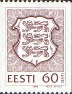 Estonia Estonie Estland 1993 Definitives State Coat of Arms 6s Roll stamp MNH