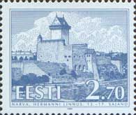 Estonia 1993 Definitives Narva Hermann's Castle Stamp MNH
