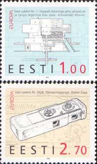Estonia 1994 Europa CEPT Inventions Set of 2 stamps MNH