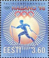 Estonia 1998 Winter Olympic Games Nagano Japan Stamp mint