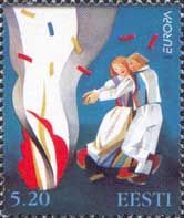 Estonia Estland 1998 Europa CEPT National Holidays Midsummer Stamp MNH