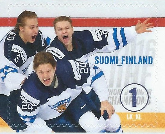 Finland 2016 Finland Wins World Championship Gold in Junior Ice Hockey Stamp MNH
