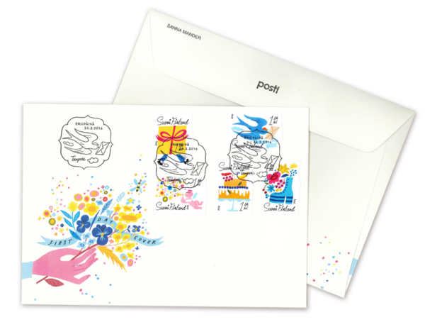 Finland 2016 Cheerful congratulations FDC