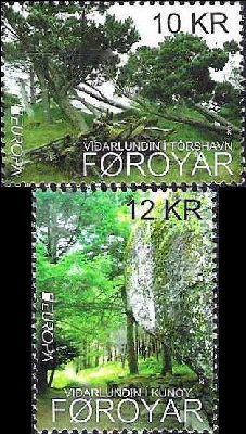 Faroe Islands 2011 Europa CEPT Forests Set of 2 stamps