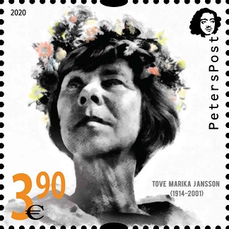 Finland Finnland Finlande 2020 Tove Jansson world famous writer and artist National Art Day Peterspost stamp MNH