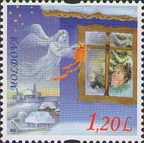 Moldavia 2010 Christmas Angel Stamp mint