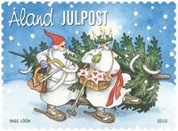 Åland Aland Islands Finland 2010 Christmas Stamp MNH