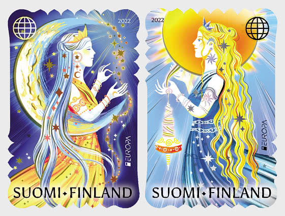 Finland 2022 Posti Europa CEPT Stories and Myths set of 2 stamps mint