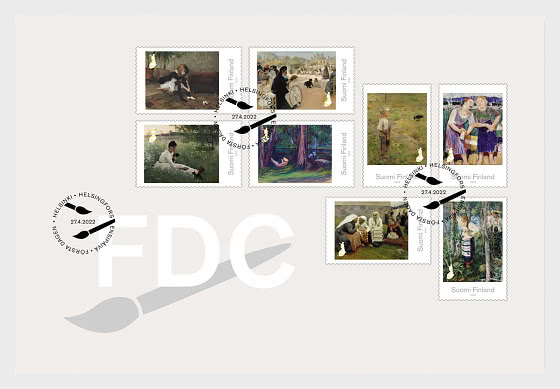 Finland 2022 Classic Finnish Paintings FDC