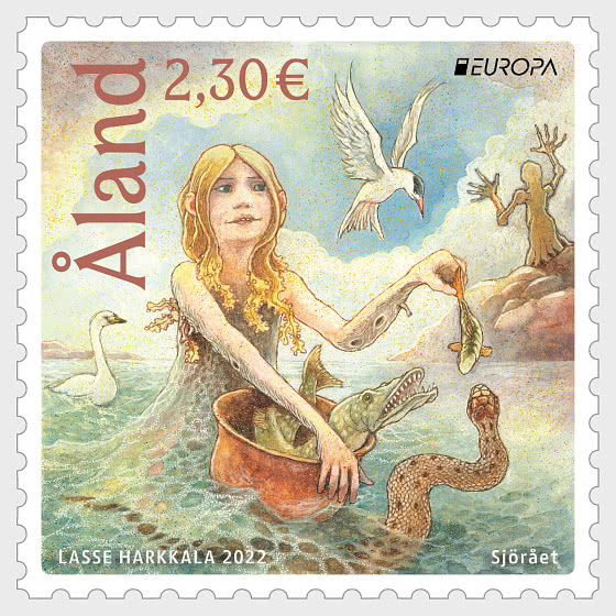 Aland Islands Åland Finland 2022 Europa CEPT Stories and Myths stamp mint