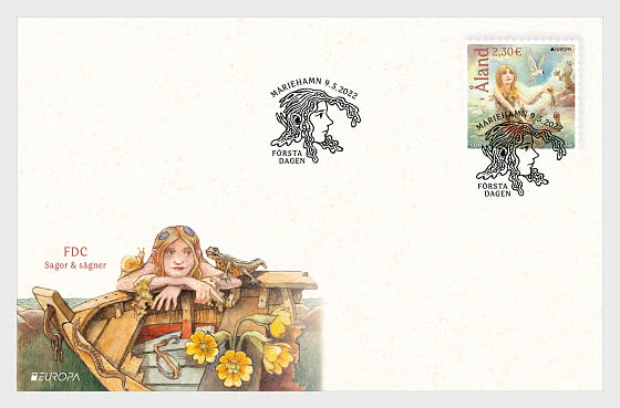 Aland Islands Åland Finland 2022 Europa CEPT Stories and Myths FDC