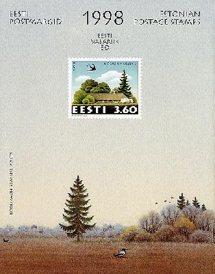 Estonia Estland 1998 Stamp Year set in special finest design folder