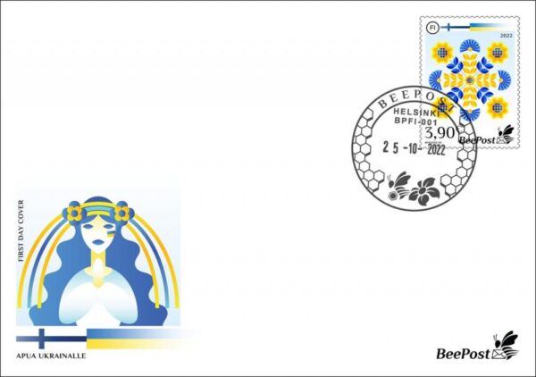 Finland 2022 Support to Ukraine BeePost FDC