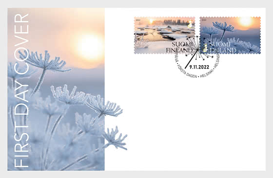 Finland 2022 Christmas and New Year Winter Light FDC