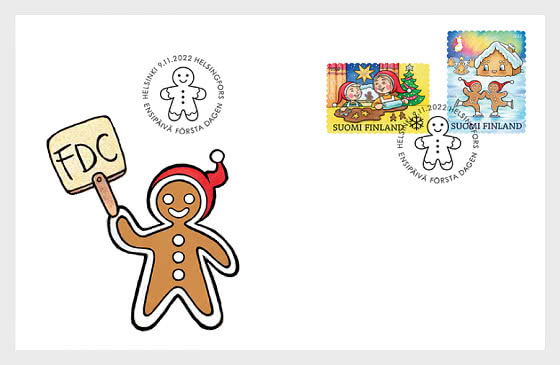 Finland 2022 Let Christmas Come FDC *