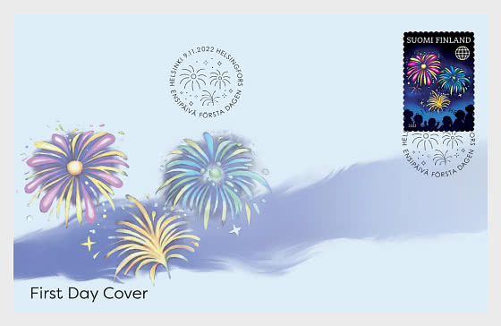 Finland 2022 Christmas and New Year Fireworks FDC *