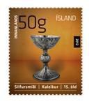 Iceland 2012 Traditional craft Silverware Cup Self-adhesive stamp MNH