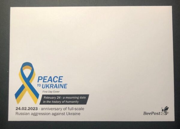 Estonia Lithuania Finland 2023 Europa CEPT Peace to Ukraine BeePost cover
