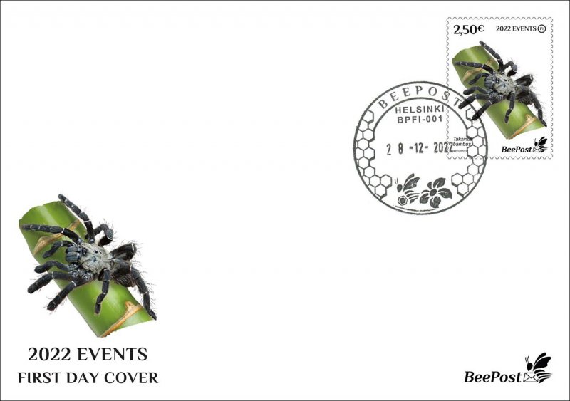 Finland 2022 discoveries new species Taksinus bambus BeePost FDC - Image 1