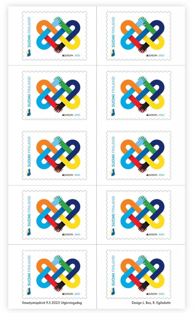 Finland 2023 Posti Europa CEPT Peace to Ukraine sheetlet mint